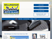 Tablet Screenshot of bellinghamdetailandglass.com